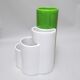 Vase Aster blanc Giotto Stoppino Fratelli Brambilla
