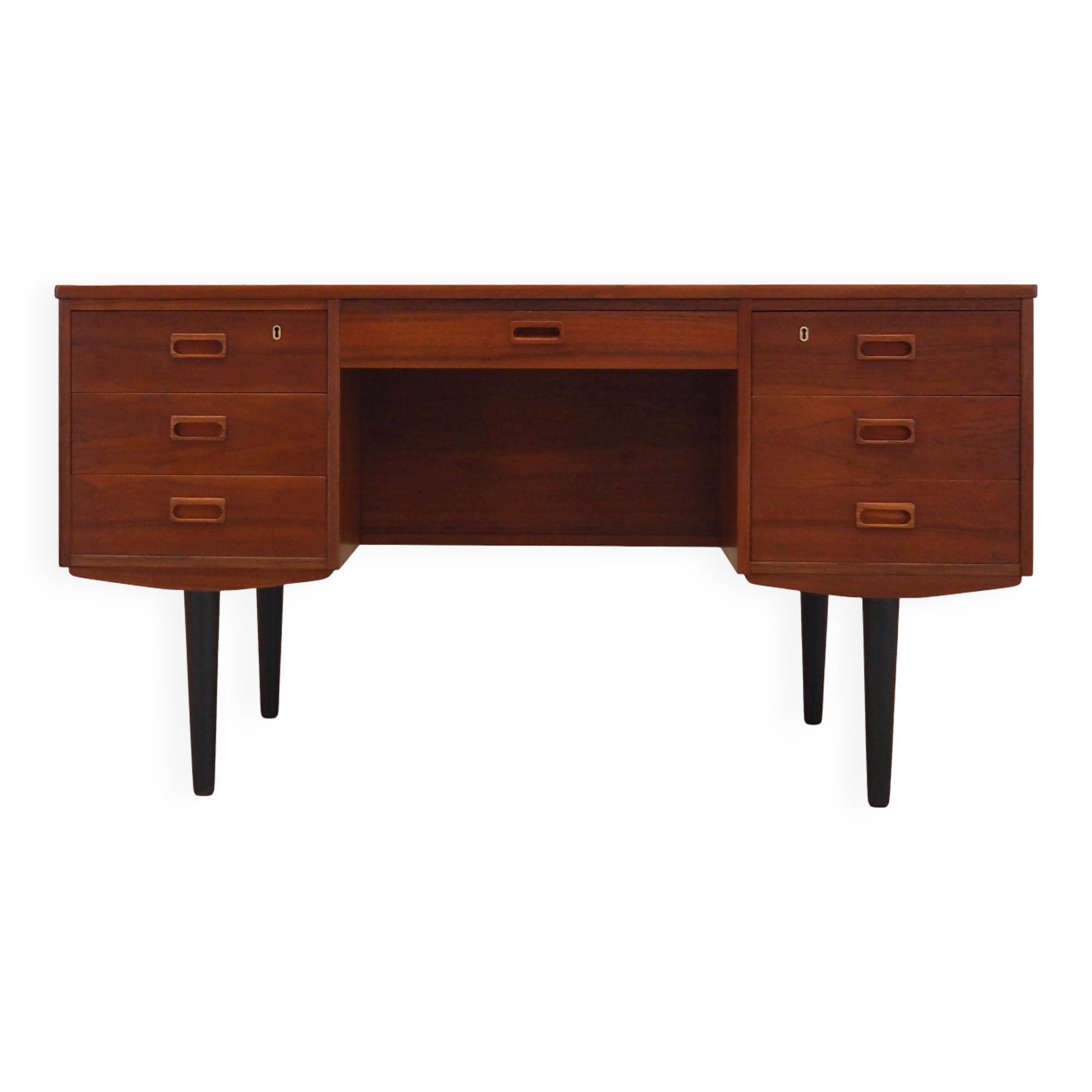 Teak desk, Danish design, 1970s, production: Denmark