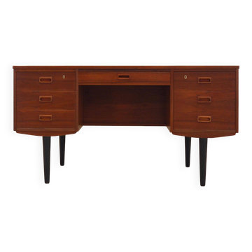 Teak desk, Danish design, 1970s, production: Denmark