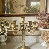 Golden bronze chandelier