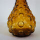 Carafe bottle in brown glass bubbles Empoli 60s