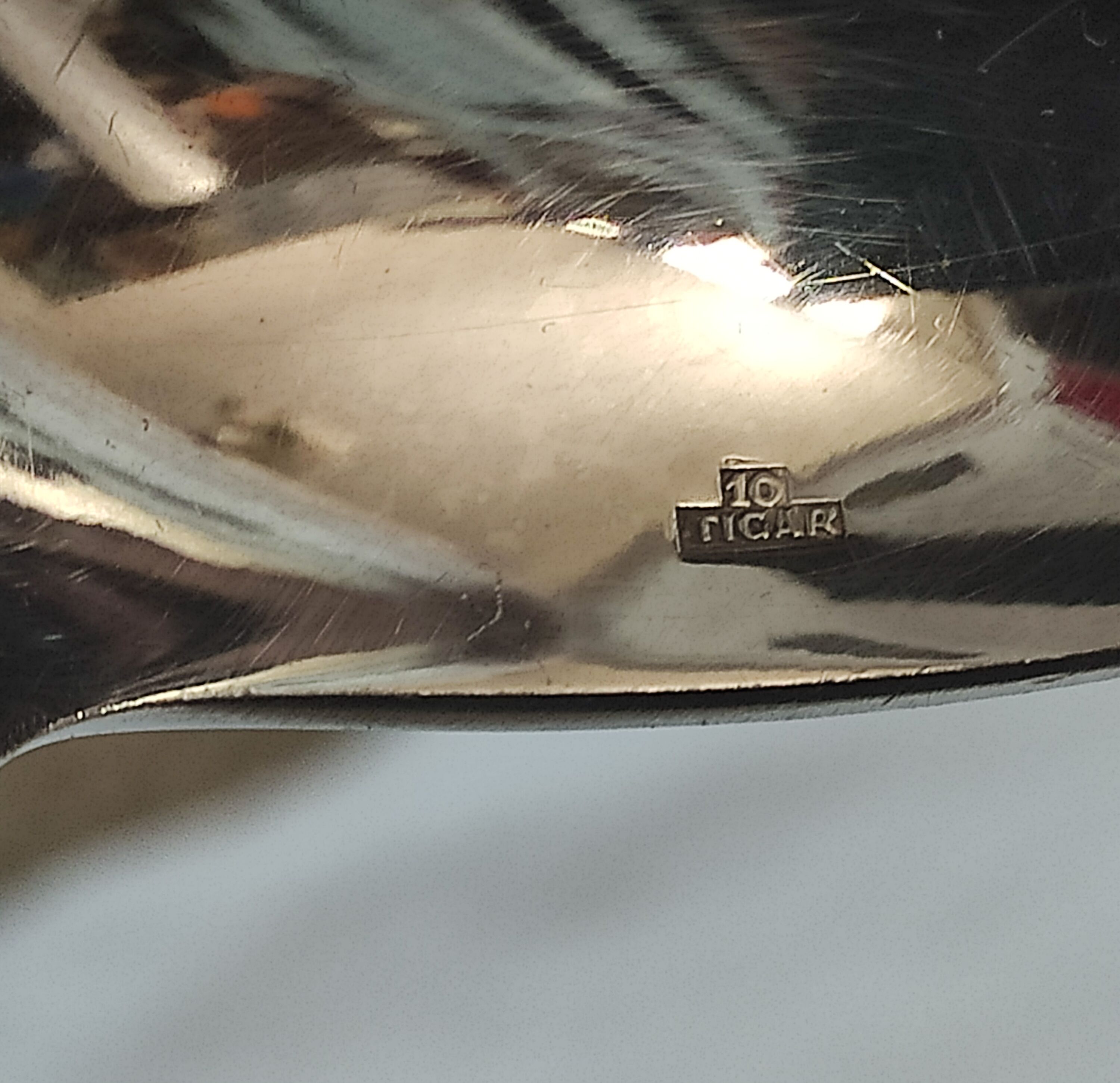 Ladle, Art Deco, silver metal