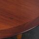 Circular dining table in rosewood, model 'PJ 2-5' by Grete Jalk