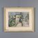 Modern painting signed Renzo Biasion, landscape of Garda, 1953.