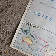 MDI school map: SOUTH AMERICA - OCEANIA fauna vegetation.