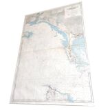 Map of Finistère and Morbihan Atlantic coast France