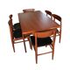 Set of 6 the 1960s Danish teak chairs