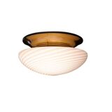 Murano Swirl ceiling lamp, Italy 1970s