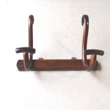 Double wall hook Curved wooden bistro 1930