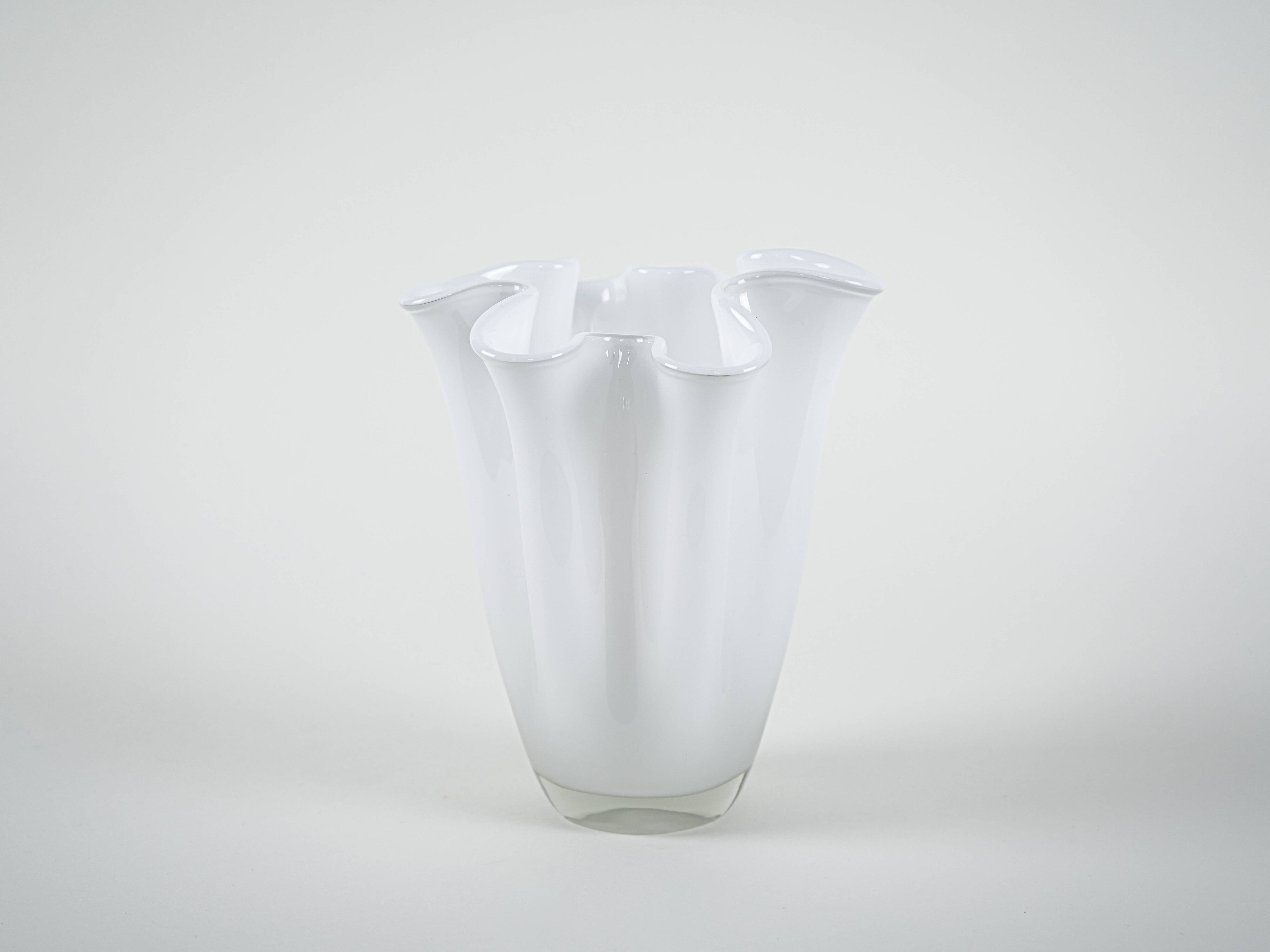 Glass vase, Danish design, 1970s, made in Denmark