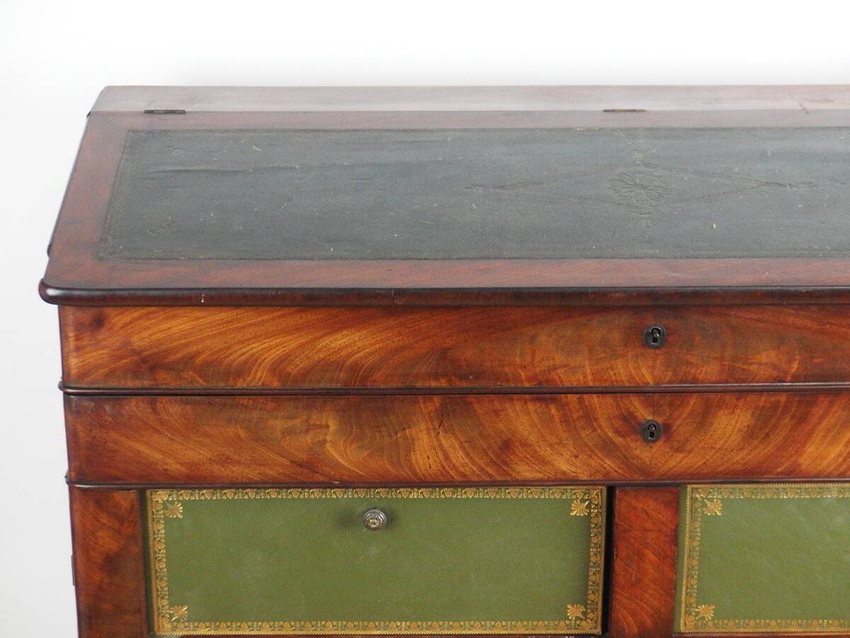 Desk - notary's cardboard box