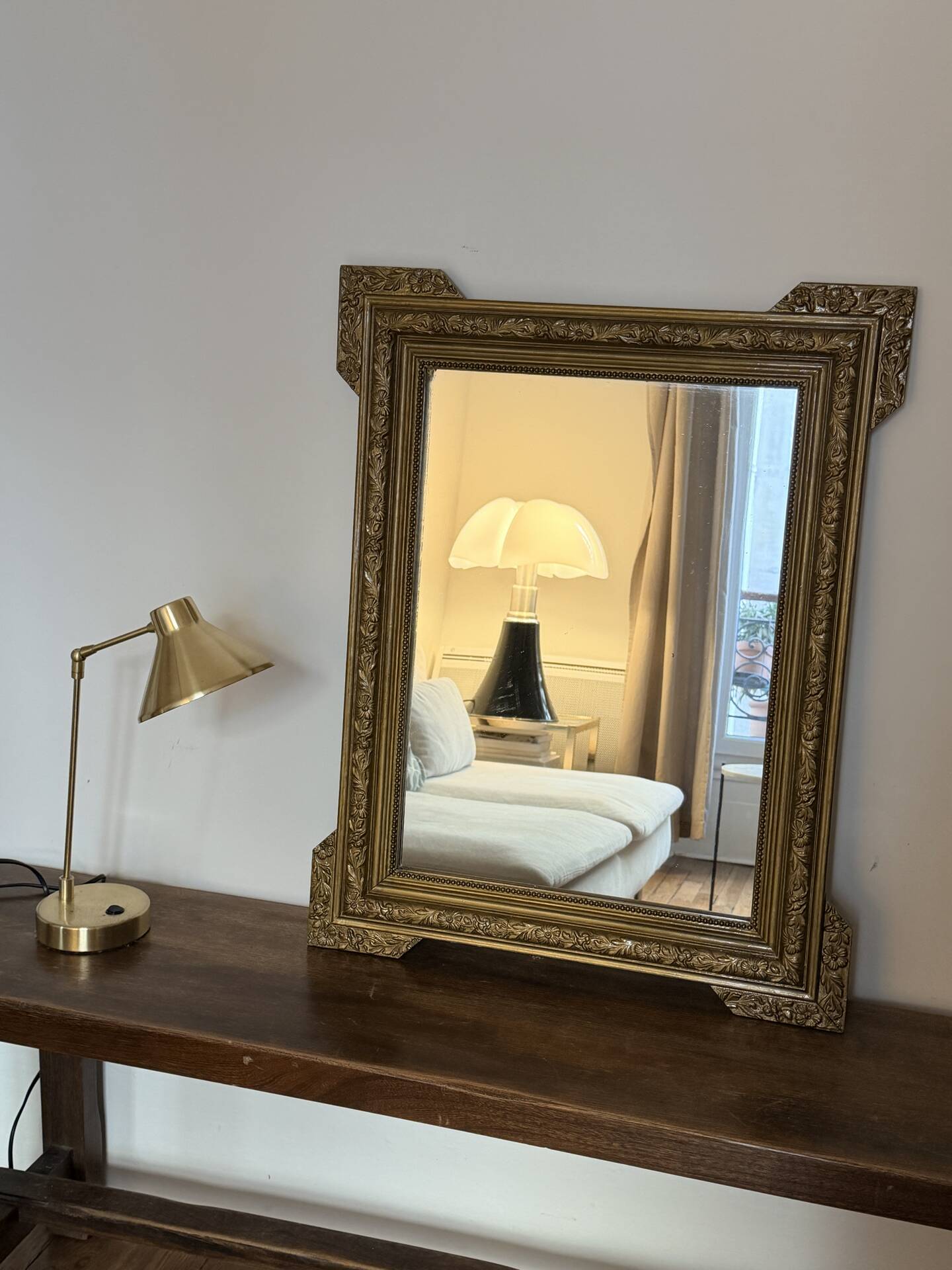 Miroir Napolitain doré - 56xH73cm