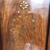 Meuble chiffonnier marqueterie ancien artisanal