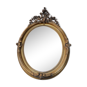 miroir ovale style louis