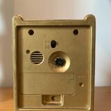 Seiko vintage gold quartz alarm clock