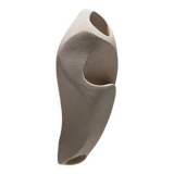 Coral 2 white stoneware wall light