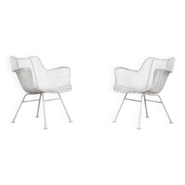 Fauteuils de salon en fil de fer Russell Woodard