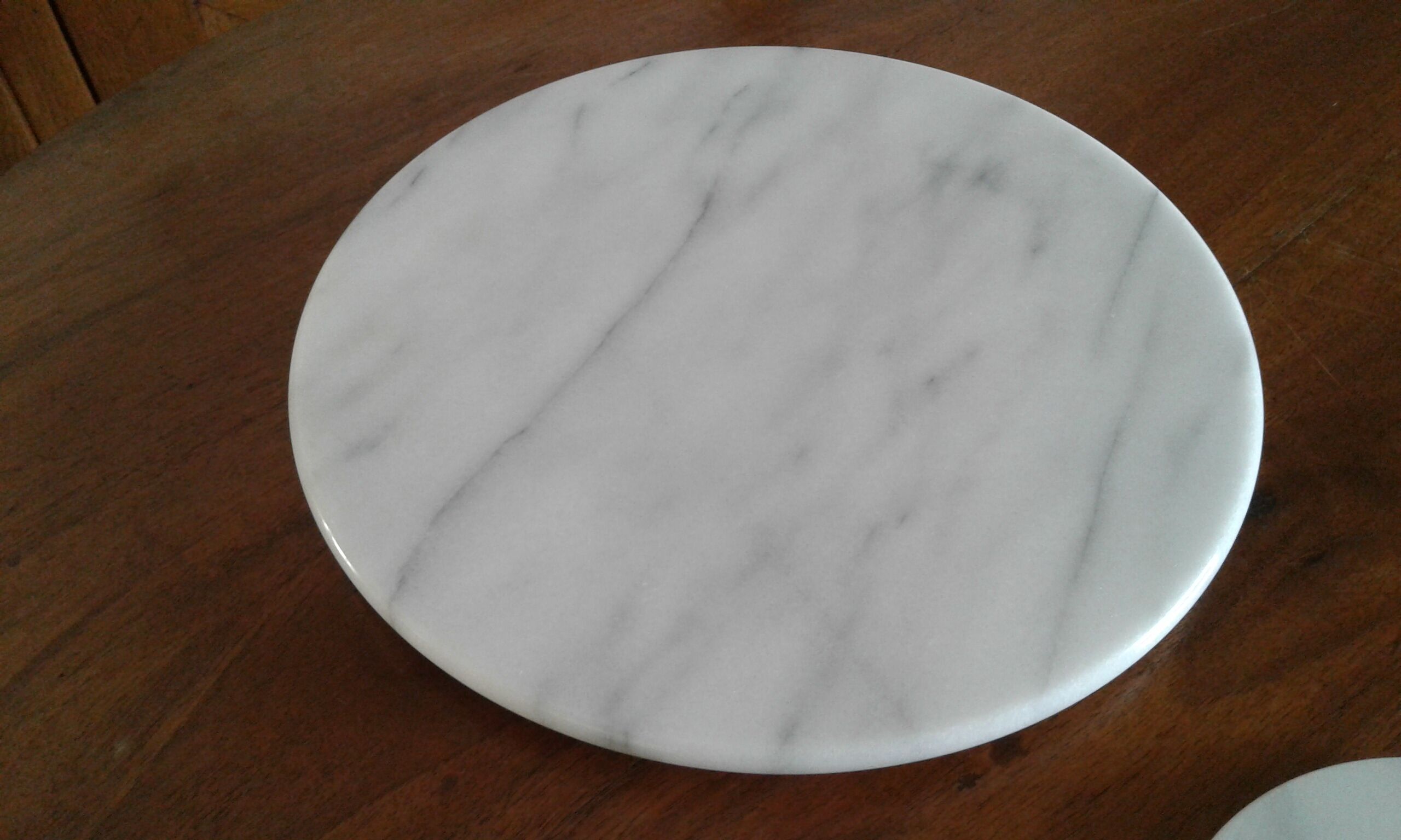 Set under dish and 2 under marble bottle