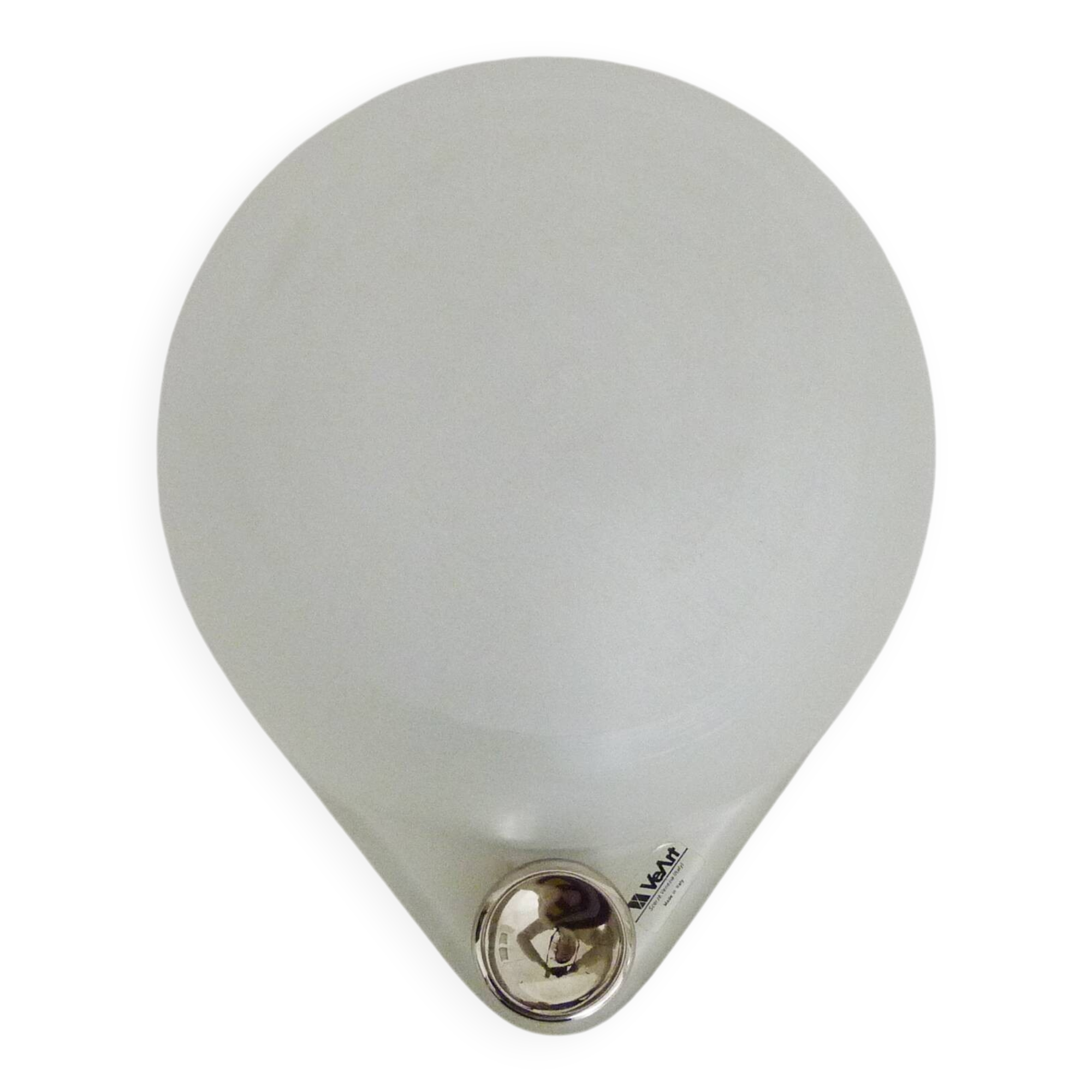 Postmodern wall lamp in glass by Veart, Italy, 1980s.