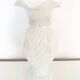 White opaline vase