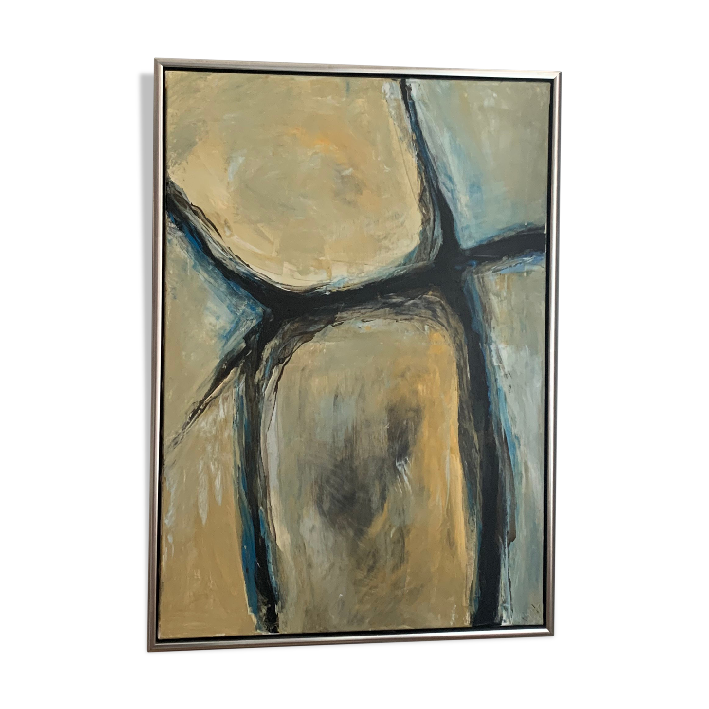 Framed oil painting 1970s