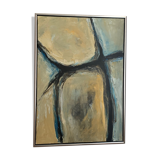 Framed oil painting 1970s