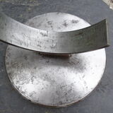 Pair of steel and oak selets