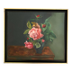 Framed antique oil painting