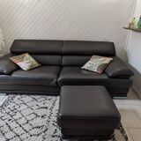 Italian leather sofa