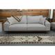 1970s Vintage Turkish Handmade Wool & Cotton Beige Runner Rug 89x320