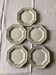 Set of 5 dessert plates by Johnson Brothers, dimensions: diameter - 19.5 cm -