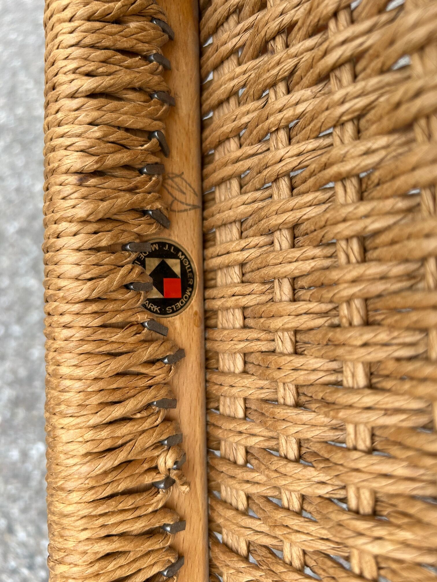 6 Niels Otto Moller chairs model 75