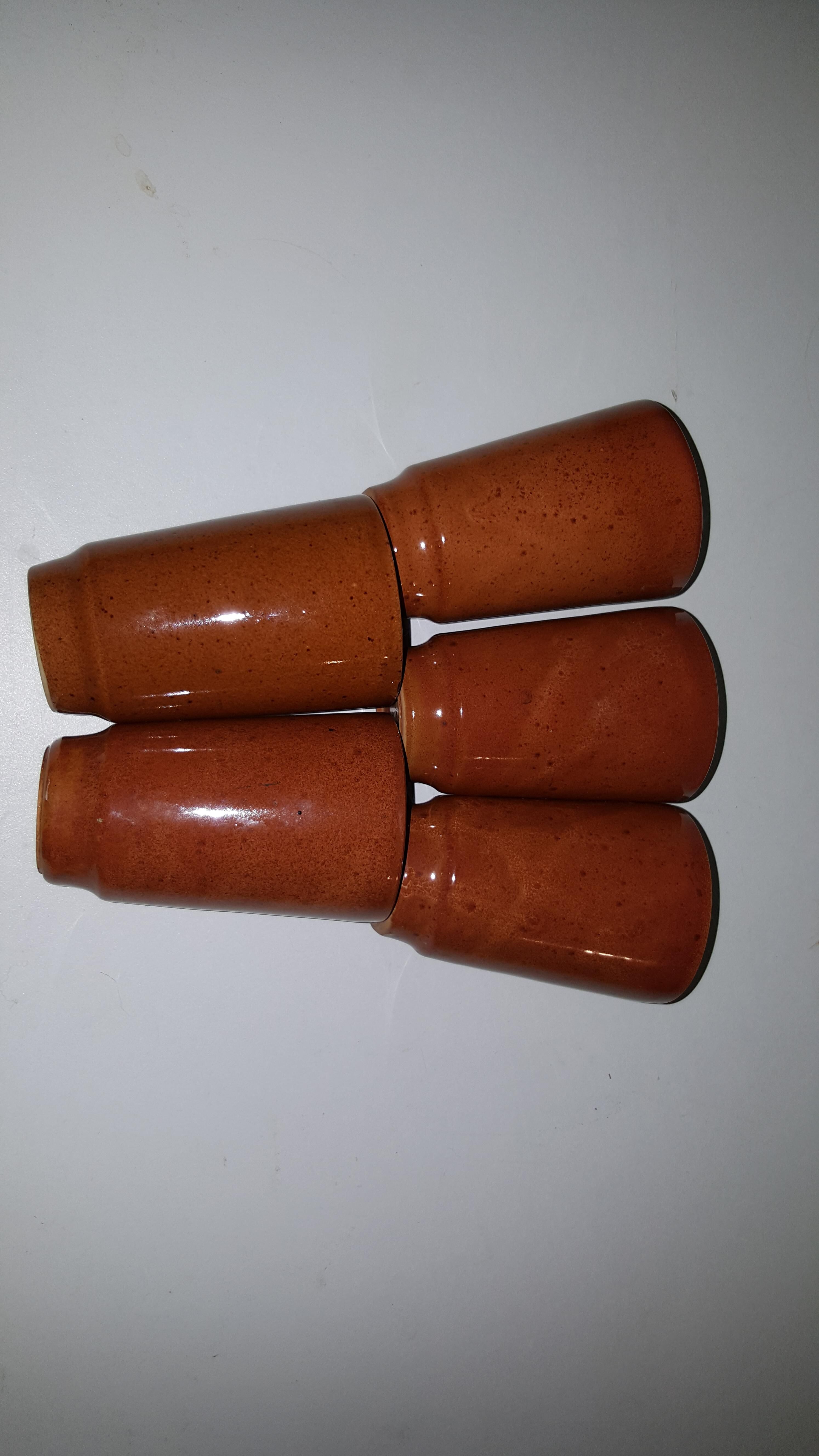 Batch of 5 cups ground cooked