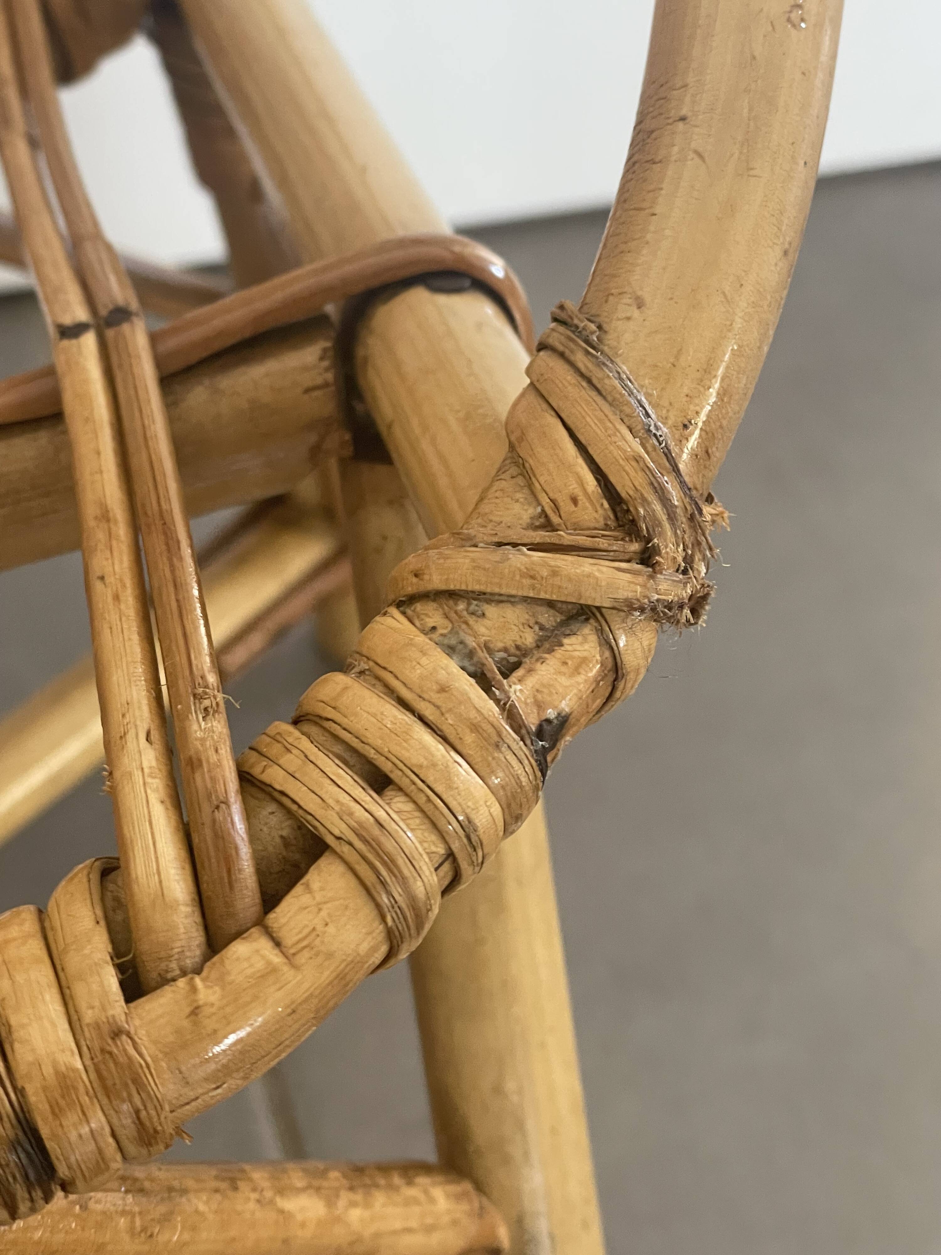 Fauteuil enfant en rotin