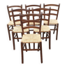 6 chaises Paillé rustique