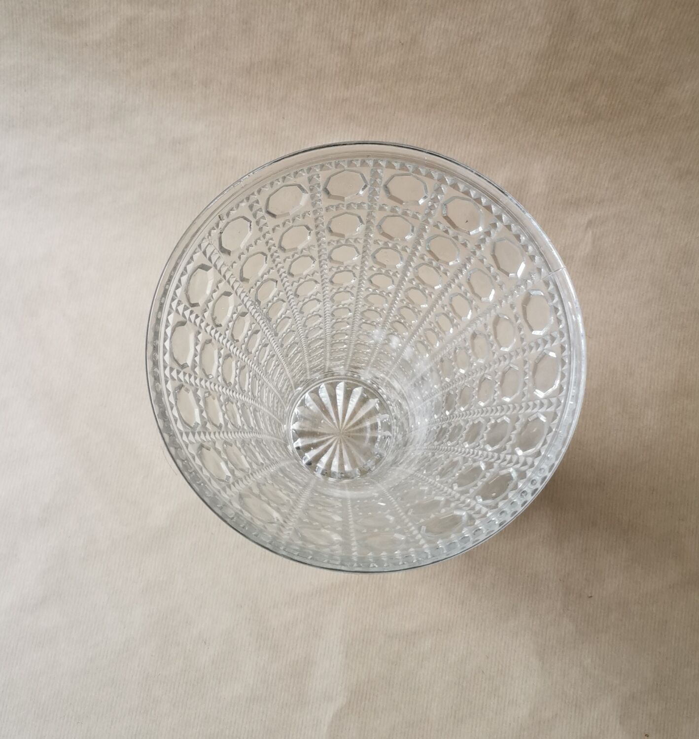Large glass vase