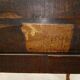 Very rare wig chest with a drawer in Louis XV style with marquetry.