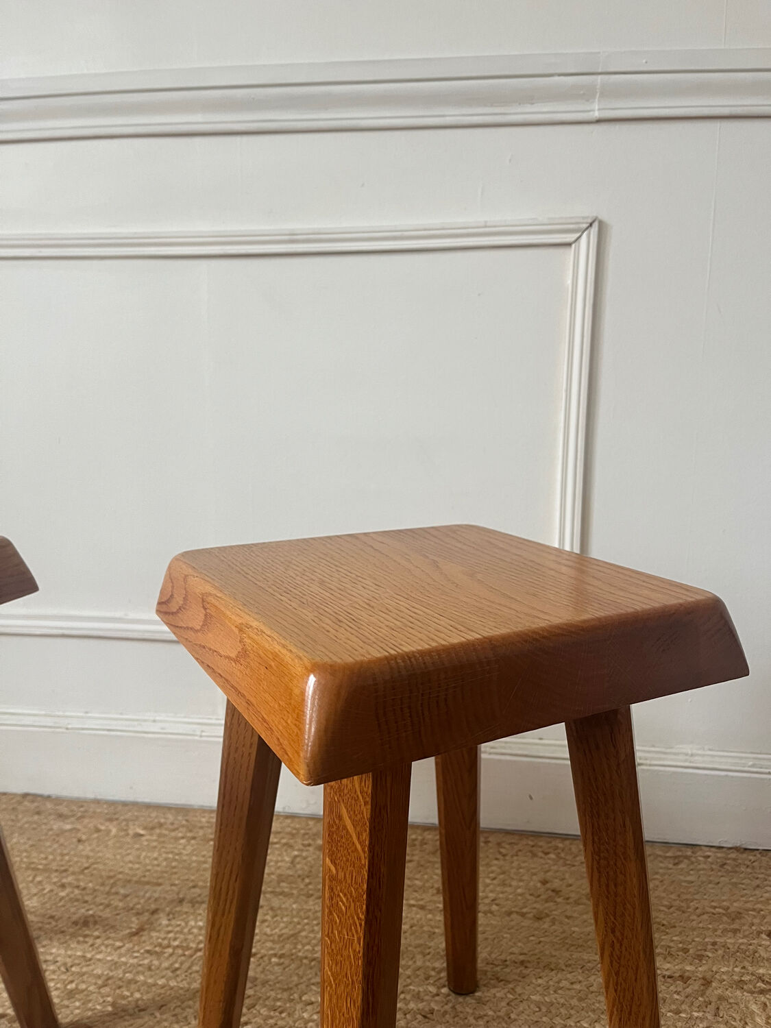 Elm stool S01 Pierre Chapo