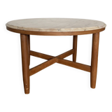 Table basse marbre rosé vintage
