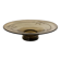 Large Art Deco smoked glass bowl