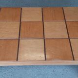 Checkered coffee table.