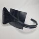 Art Deco wrought iron spade in the shape of Ginkgo Biloba leaf