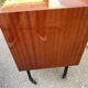 Vintage 50s TV bar cabinet with 2 sliding doors