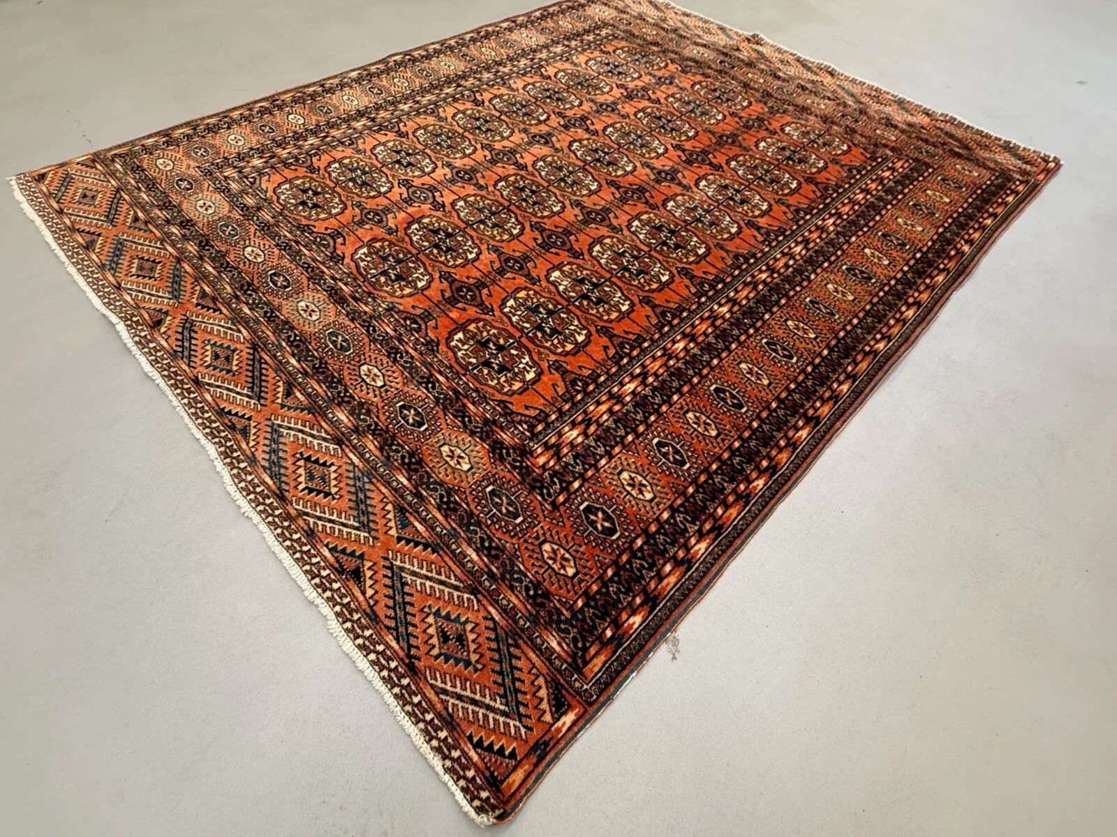 Afghan Turkoman rug 204x161 cm, large 2523