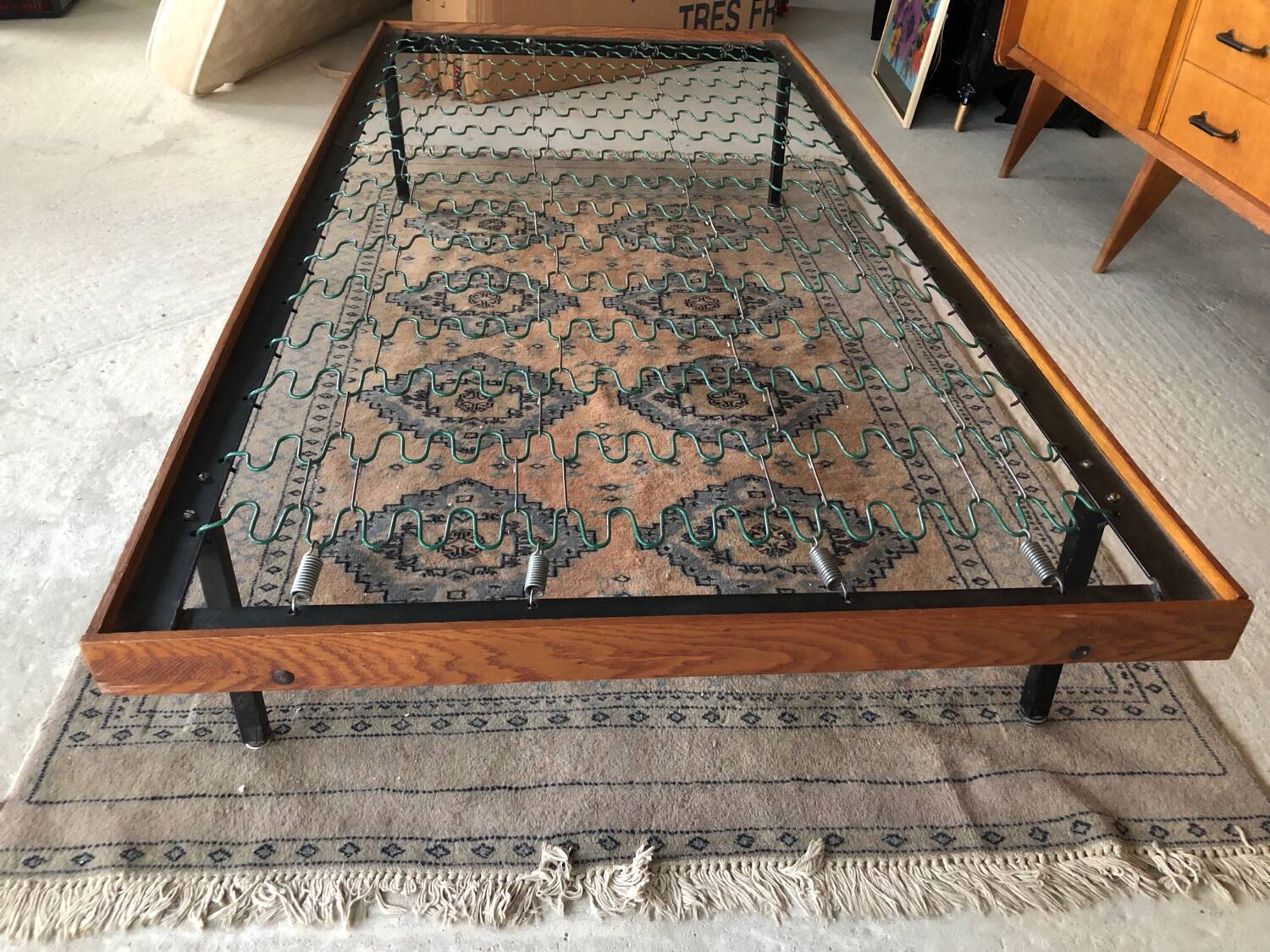 Set of 2 single beds Vintage 70s