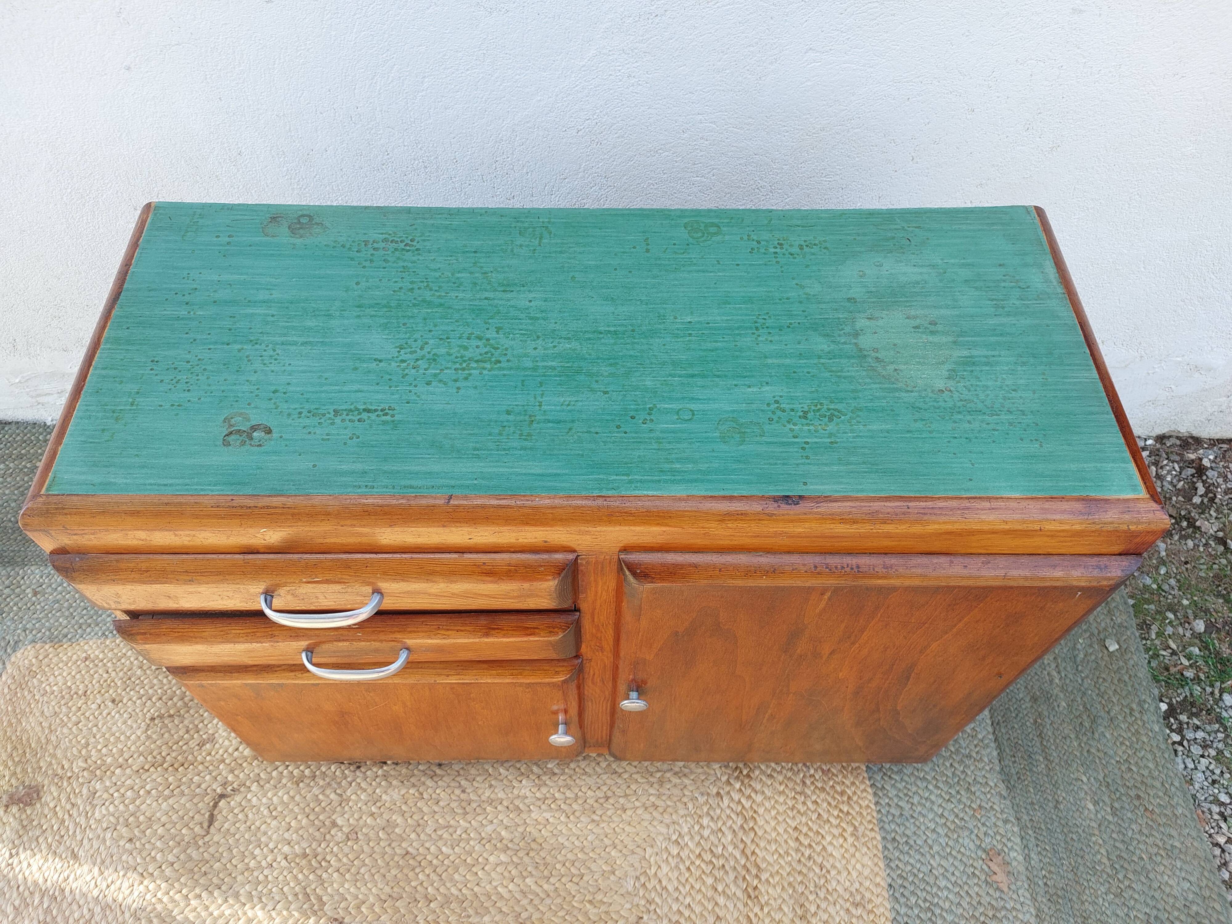 Vintage Mado sideboard with asymmetrical doors