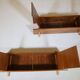 1960s Vintage Wall Shelves Walnut