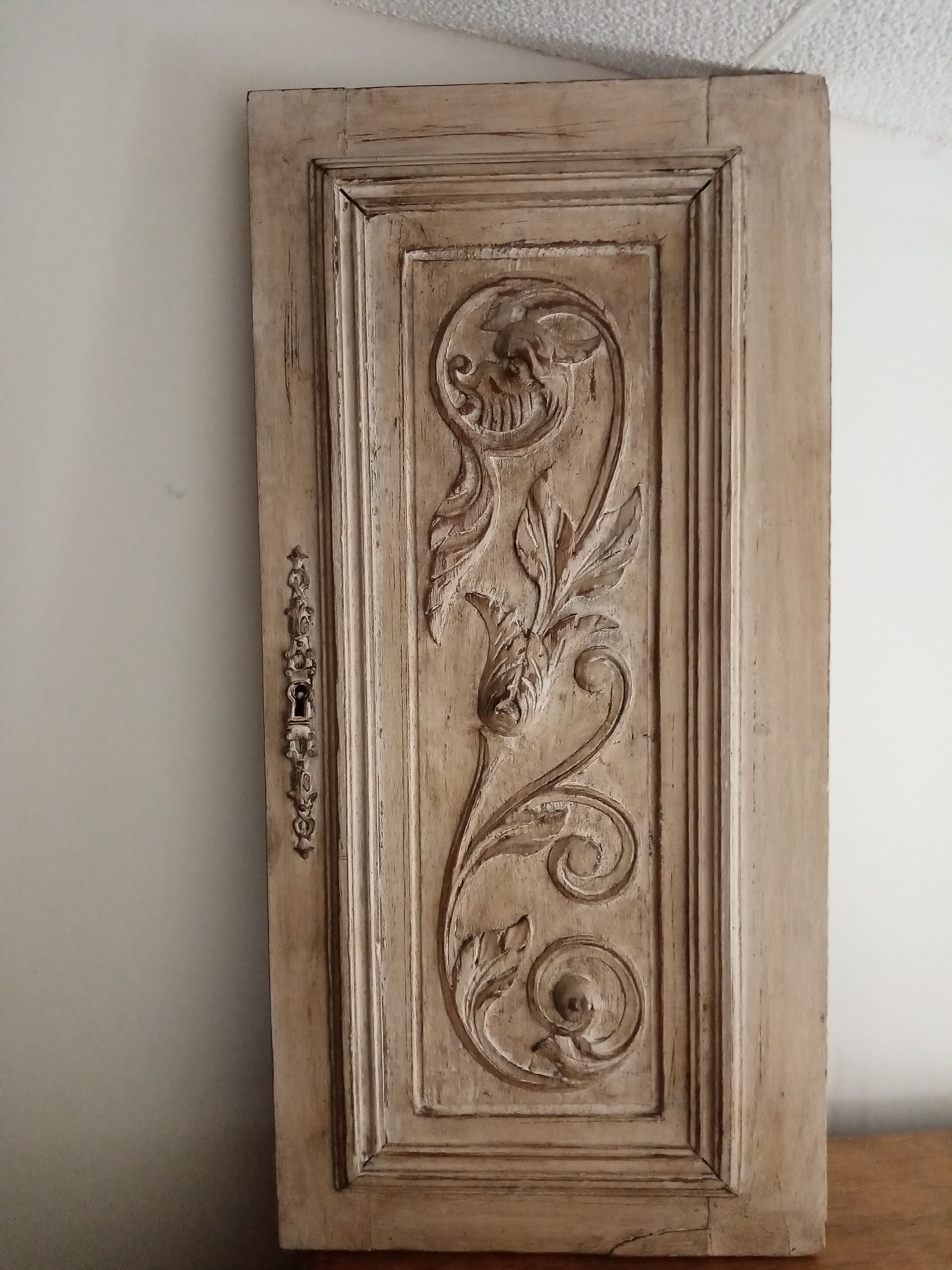 Old door patinated shabby chic