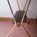 cosole serves feet X brass and chocolate