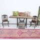 3x12 Pink Persian Vintage Runner Rug, 92x355Cm SK 18193